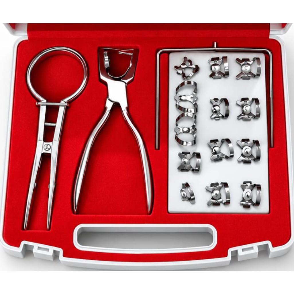 Rubber Dam Forceps & Frame Set